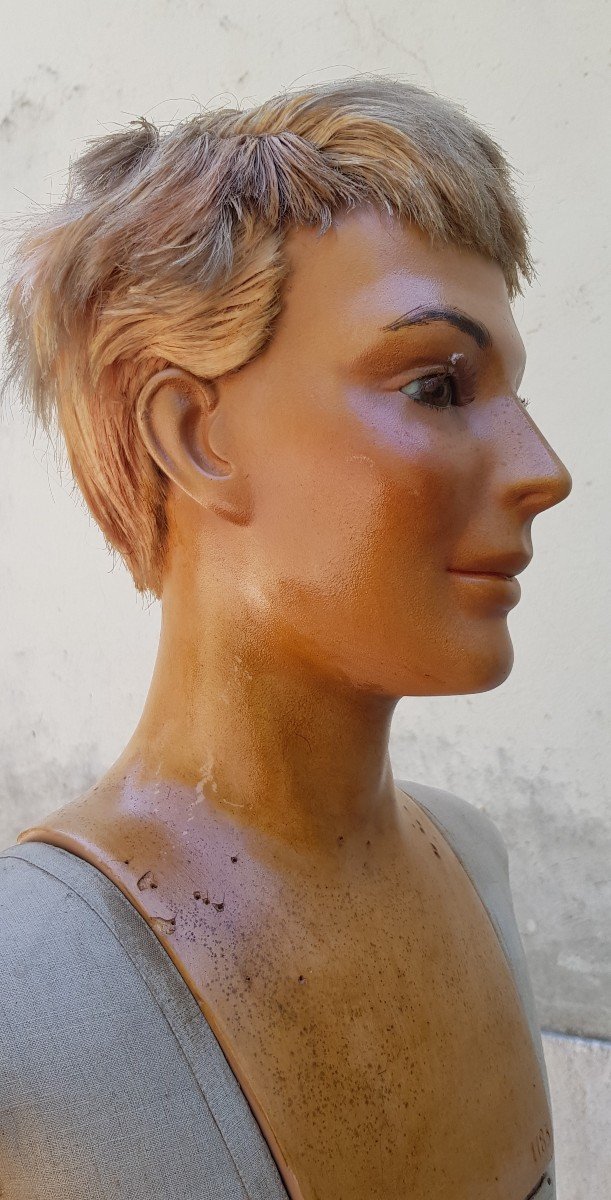 Old Articulated Wooden Art Mannequin Pierre Imans Paris H 170 Cm-photo-3