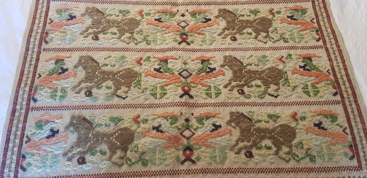 Antique Sardinian Tapestry Early XXs