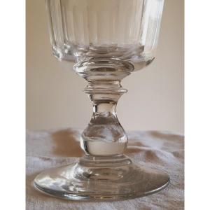 Set Of 5 Old Water Glasses XIX S H 14 Cm