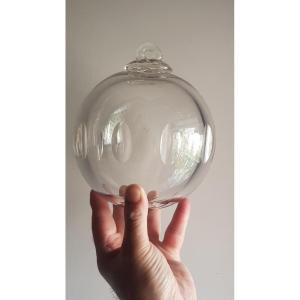 Giant Crystal Ball For 19th Century Chandelier