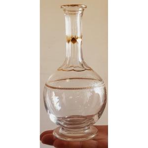  Paire De Flacons Petites Carafes Anciennes En Cristal Début XX ème Siècle