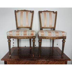 paire de chaises anciennes en style Louis XVI (1)