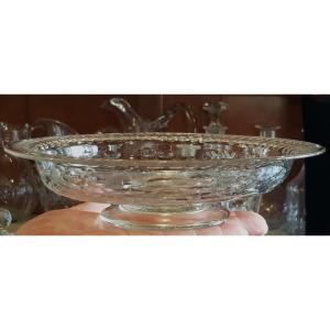 Old Venetian Bowl 19th Century Venetian L Blown And Wheel-engraved Glass