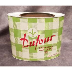 Vintage Dufour Tin Candy Box