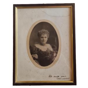 Photo autographe fin XIX de l'aristocrate russe Kleinmichel  atelier Lafayette