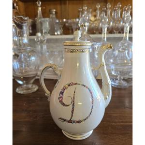 Ancient Ginori Doccia Porcelain Coffee Pot – Late 18th Century