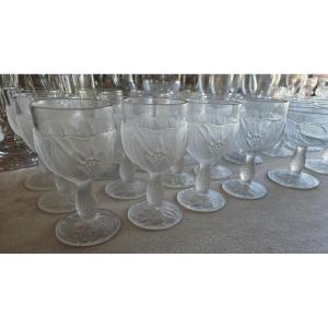 Ensemble de 12 verres à vin  Taitù Milan, années 1970