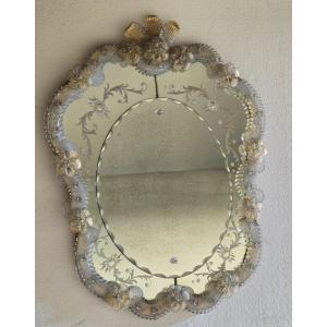 Venetian Wall Mirror, Mid‑20th Century