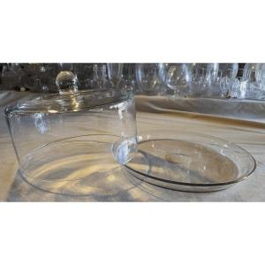 Antique Blown-glass Cheese Dome