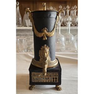Ancien samovar russe en tole, fin XIX siècle