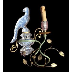 Wall-mounted Lamp With A Parrot, Banci, Florence, Circa 1960