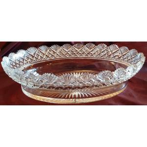 Large Charles X Cut Crystal Washbasin Cm 35x26x8