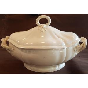 Antique Tureen In Earthenware Creamware Neale Staffordshire Debut XIXs