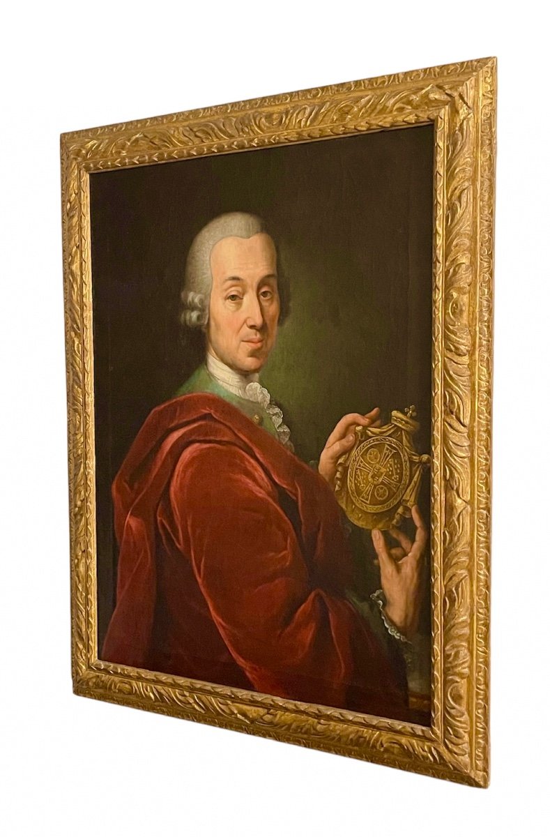 École Allemande Du XVIIIe Siècle. Portrait De Karl Friedrich Joseph Von Erthal. 