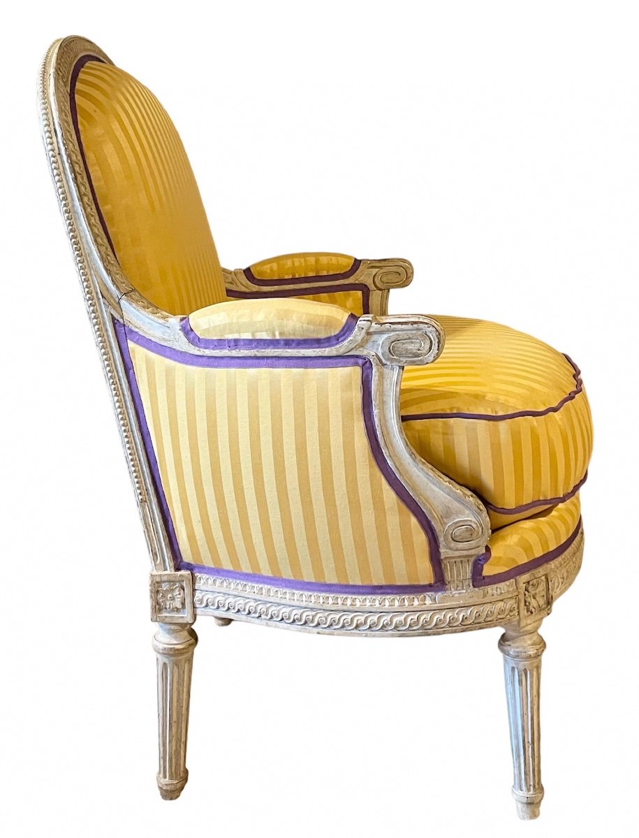 A Louis XVI Bergere. Last Quarter Of The 18th Century.-photo-4