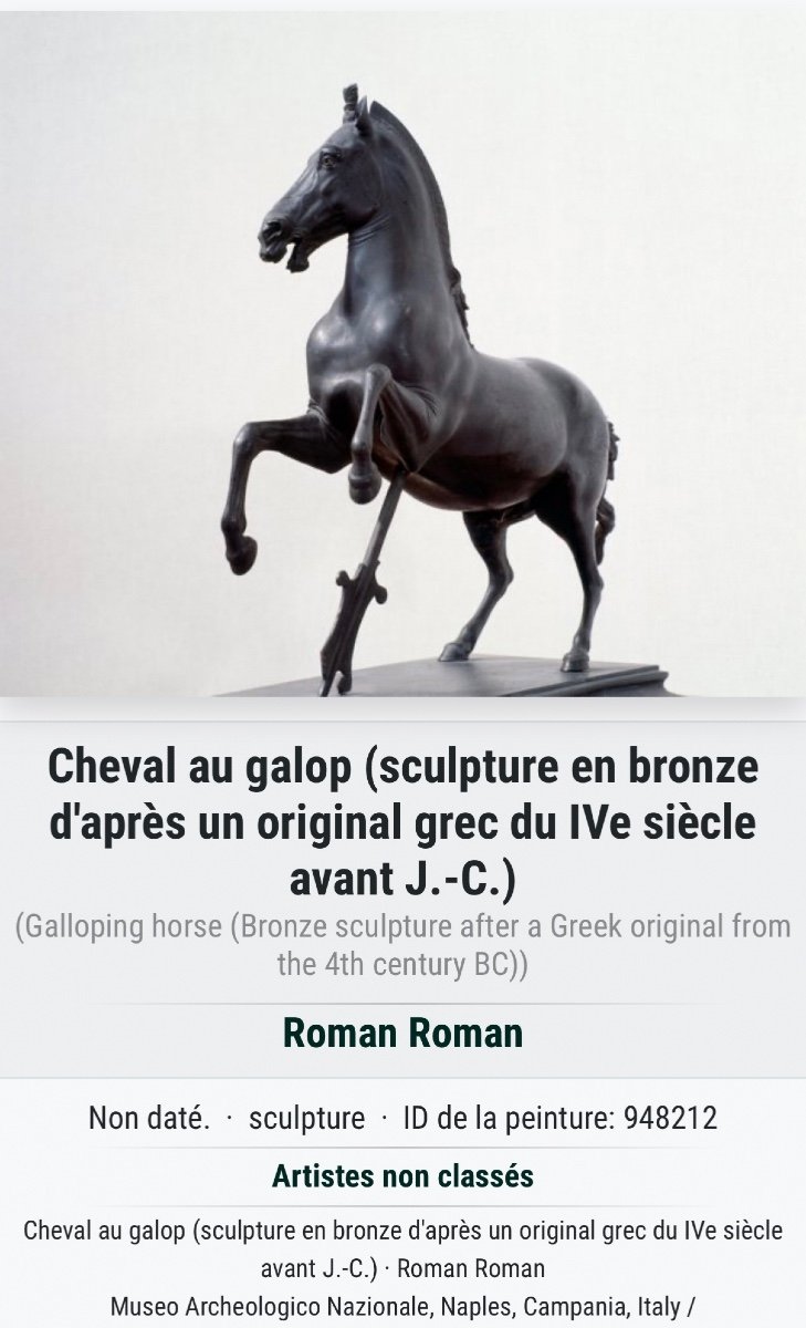 Modèle En Bronze Patiné Représentant Un Cheval Cabré, D’après L’antique. XIXe Siècle. -photo-6