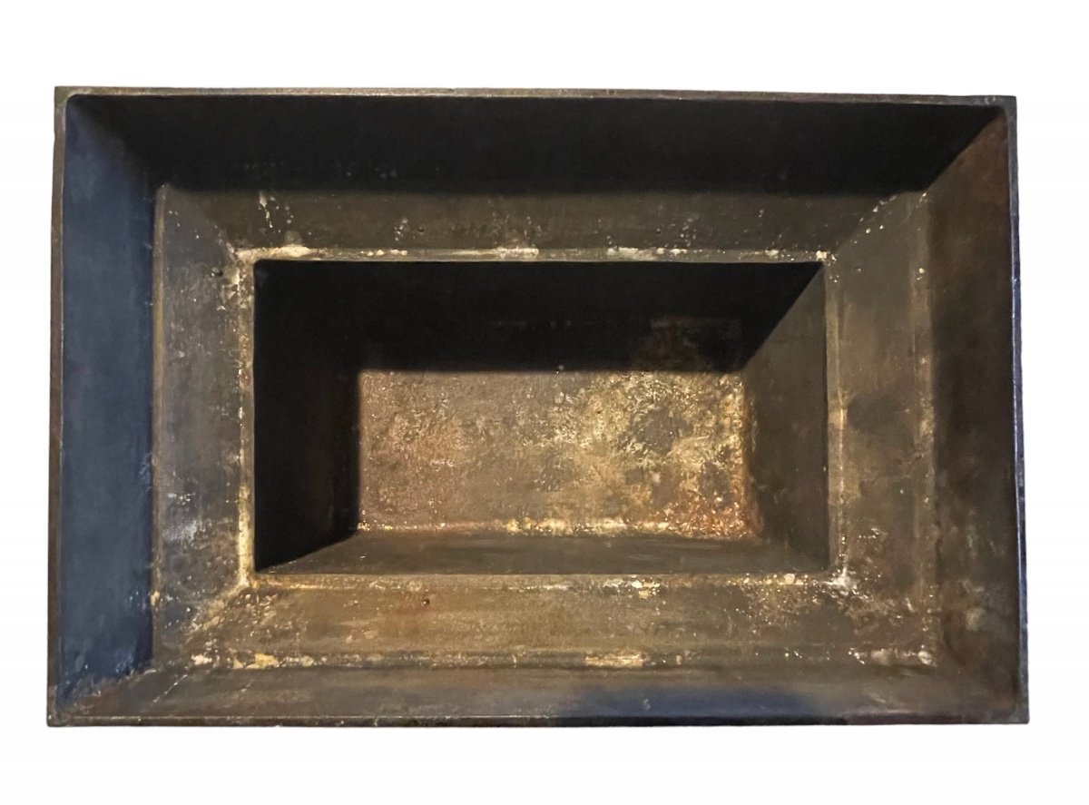 Socle En Fonte De Fer à La Manière De Karl Friedrich Schinkel. Berlin, Vers 1830. -photo-2