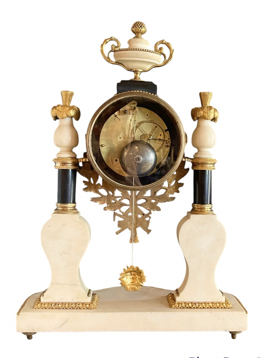 A Louis XVI Ormolu And Marble Mantel-clock.-photo-1