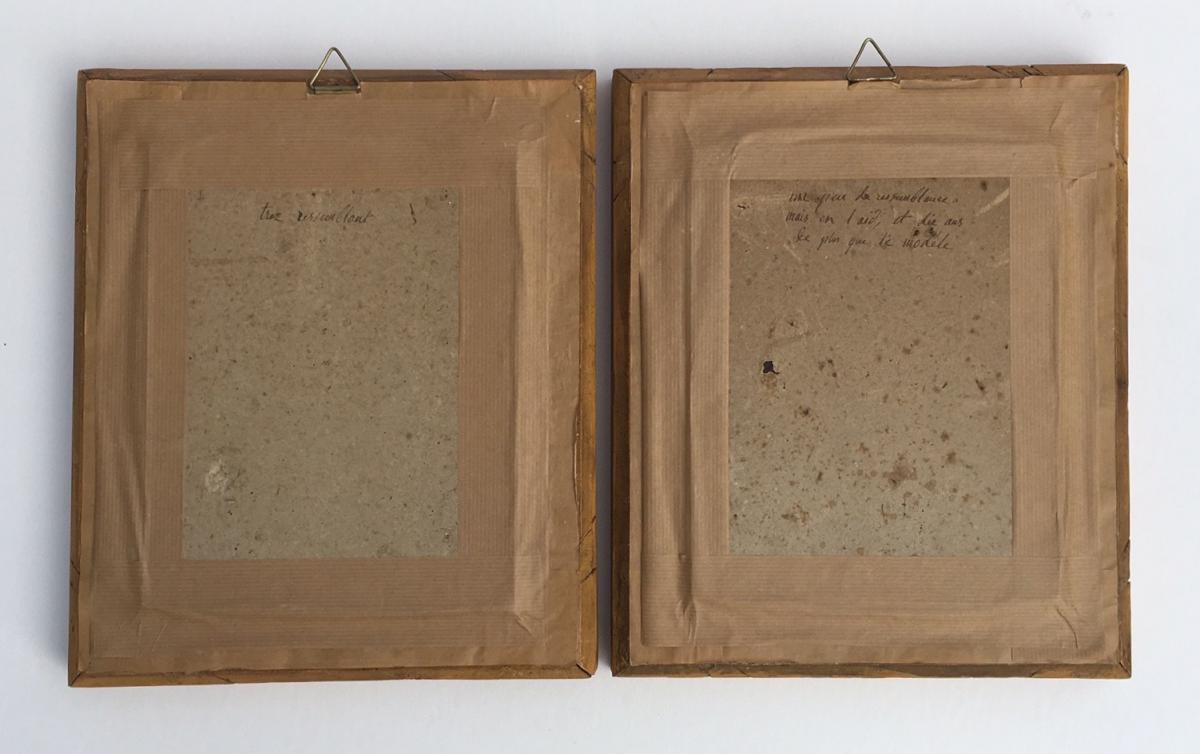 Julien Léopold Boilly (Paris 1796-1874). Paire De Portraits d'Homme.-photo-4