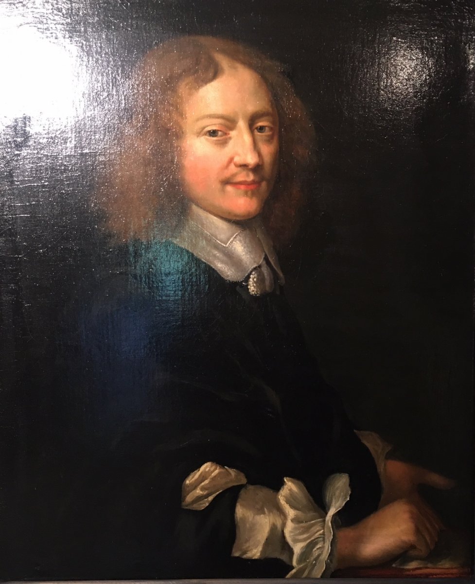 Ecole Hollandaise Vers 1650, Entourage De Ferdinand Bol. Portrait d'Homme Accoudé.-photo-2