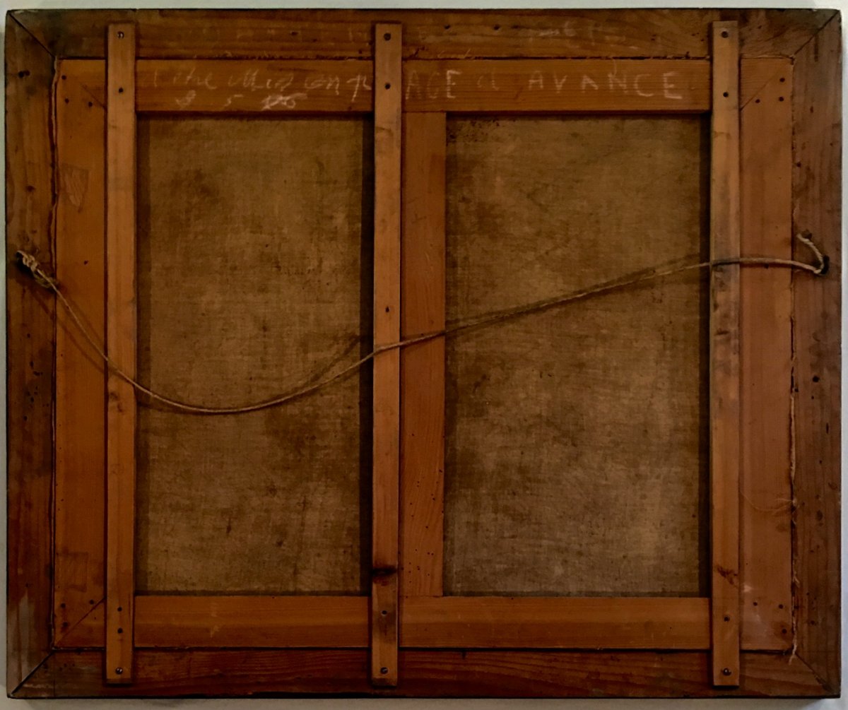 French School Circa 1740. Lot And His Daughters.-photo-2