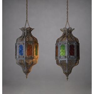 A Pair Of Moroccan Lanterns.