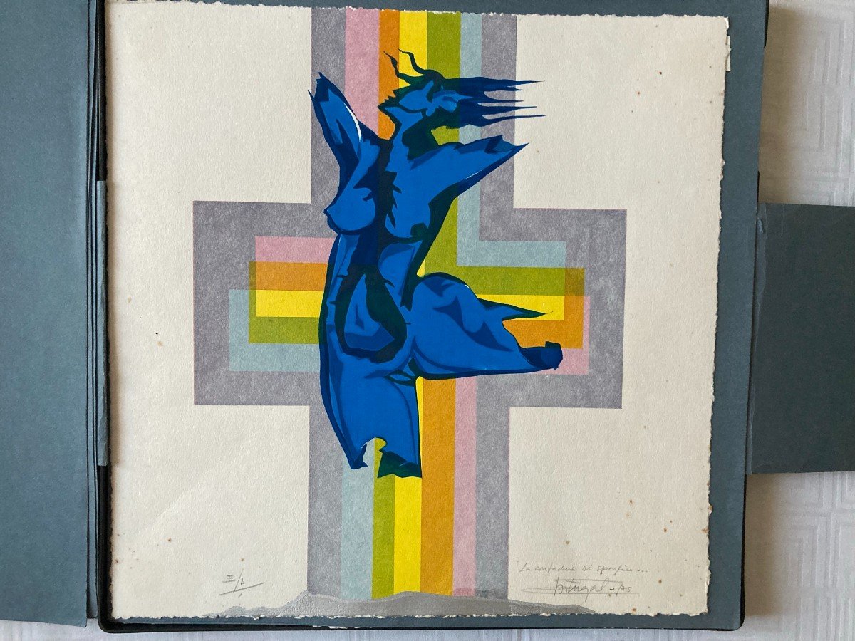 Portugal (pedro), Box Of Screenprints Homage To Women Signed 1975