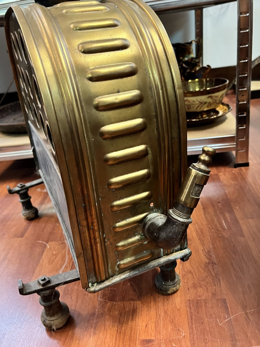 Rare Ancien Calorigène Radiateur Breveté Vasselon Années 1920 -photo-4