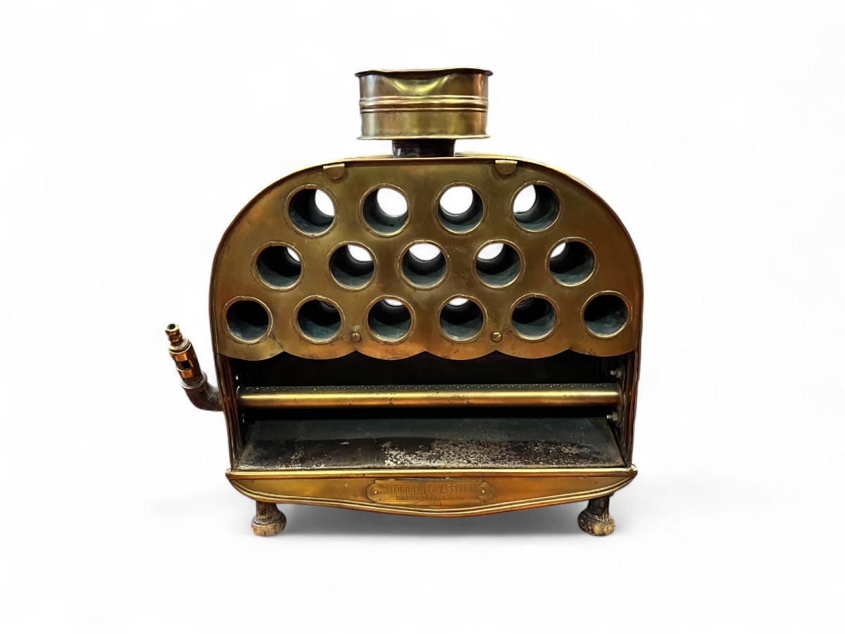 Rare Ancien Calorigène Radiateur Breveté Vasselon Années 1920 
