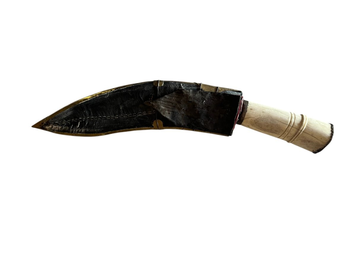 Collection, dague traditionnelle Khukuri Népal XIXème-photo-3