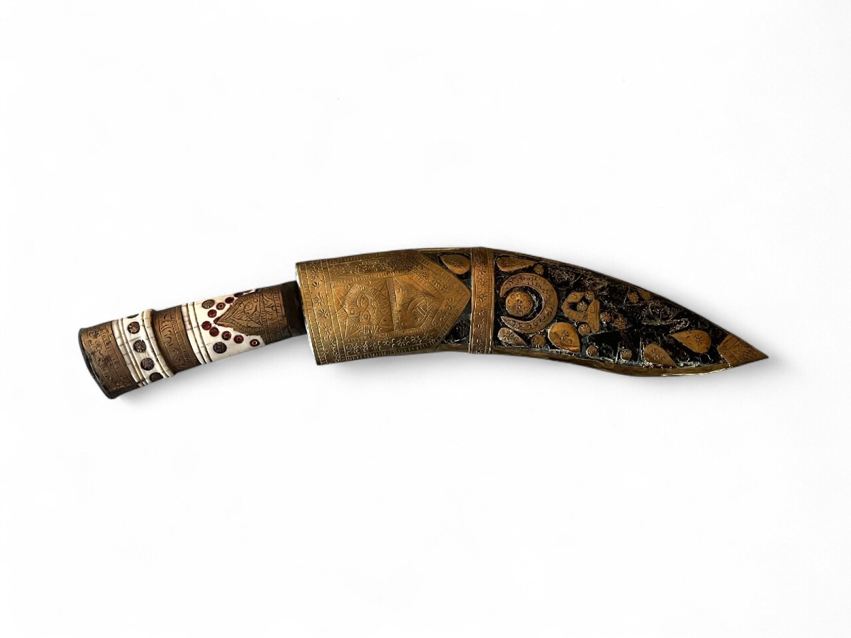 Collection, dague traditionnelle Khukuri Népal XIXème
