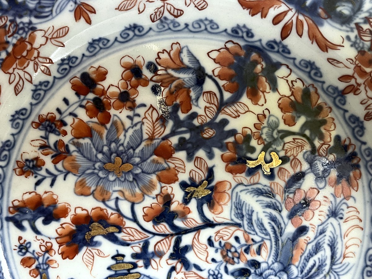 China, East India Company Plate, Imari Decoration, 18th Century-photo-2