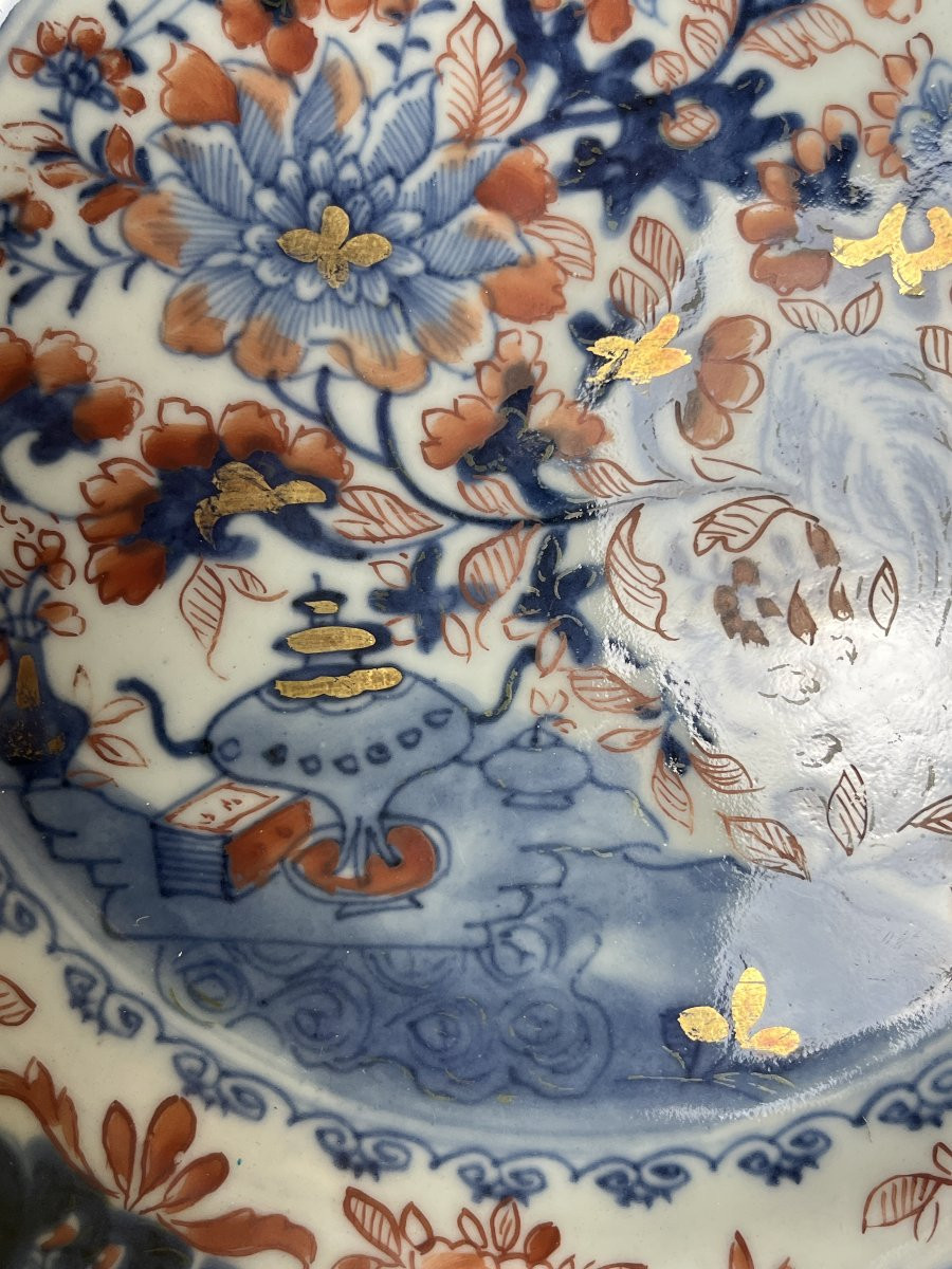 China, East India Company Plate, Imari Decoration, 18th Century-photo-3