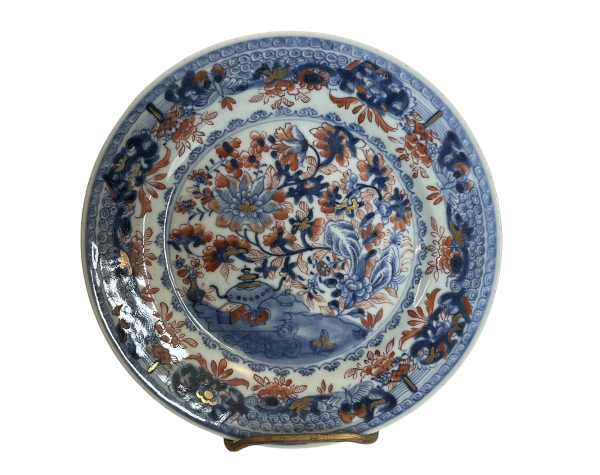 China, East India Company Plate, Imari Decoration, 18th Century