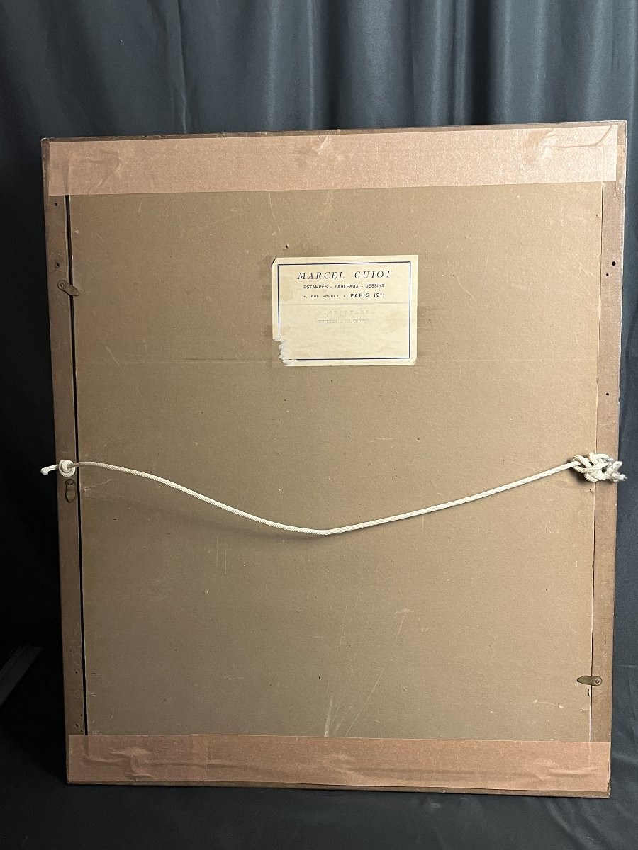 ICART, lithographie en ovale Jeune femme danseuse signée 1925-photo-6