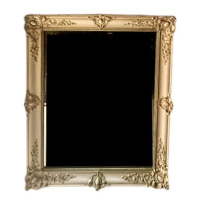 Large Wall Mirror In Patinated Wood Restoration 19th Century-photo-1