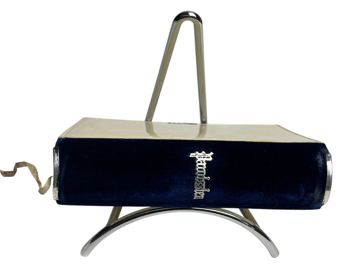 Paroissien Romain, ivoire et métal argenté édition Morizot Paris XIXème-photo-3