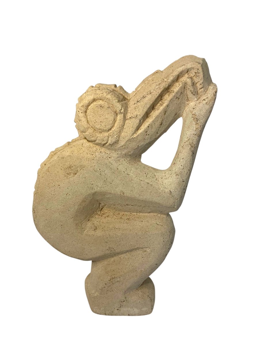 Océanie, art tribal sculpture Make-Make début XXème-photo-3