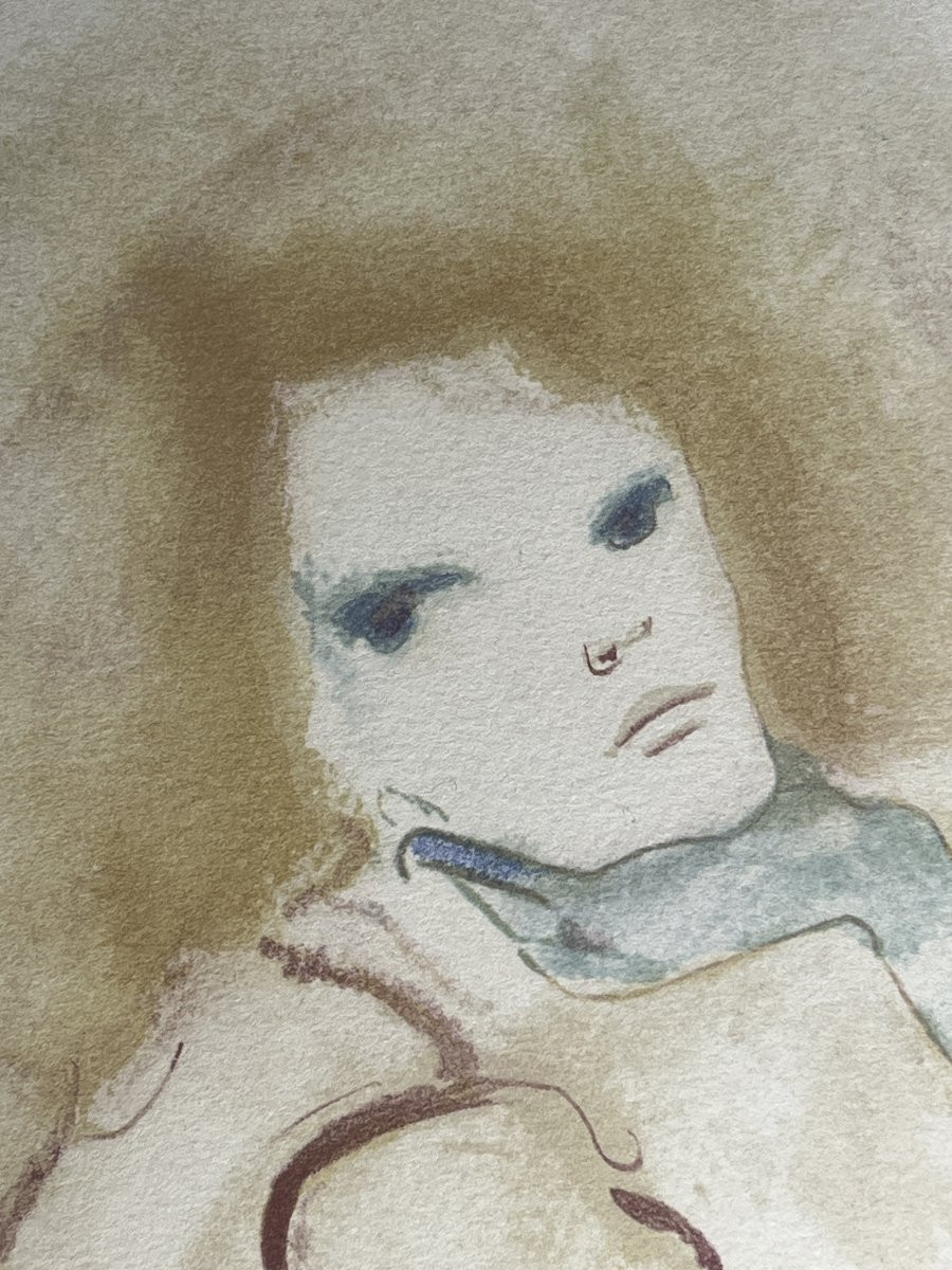 FINI Léonor, Lithographie Femme accoudée signée numérotée vers 1970-photo-4