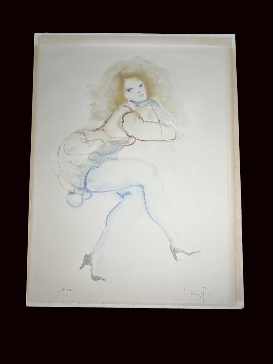 FINI Léonor, Lithographie Femme accoudée signée numérotée vers 1970-photo-2