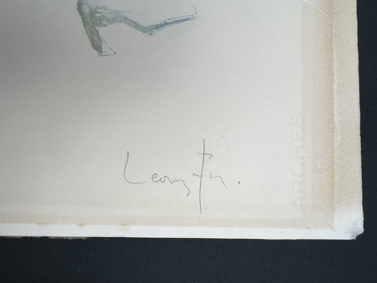 FINI Léonor, Lithographie Femme accoudée signée numérotée vers 1970-photo-7