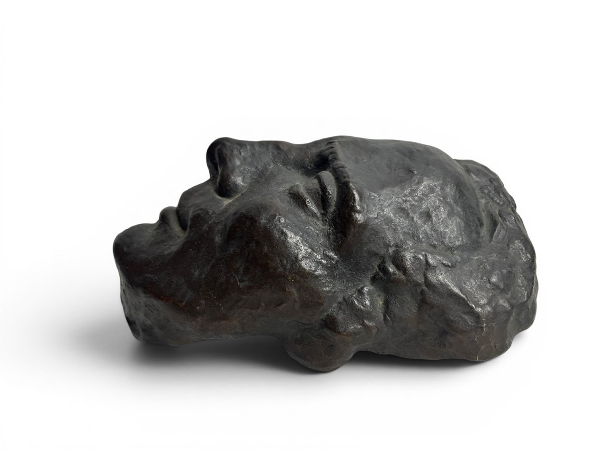 Late 19th-century Bronze Death Mask