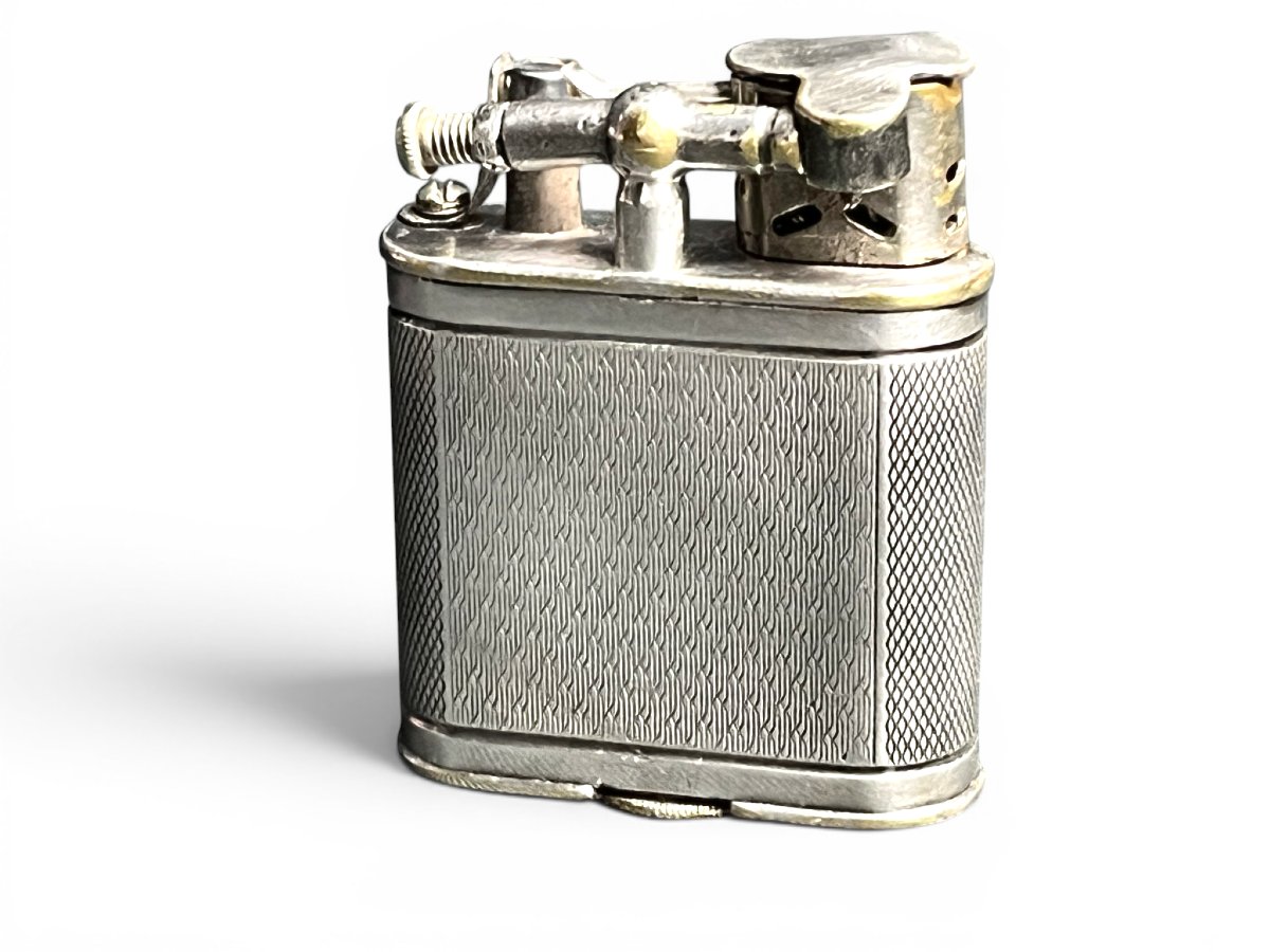 Objet de collection, briquet essence Dunhill Unique Sport vers 1930-photo-2