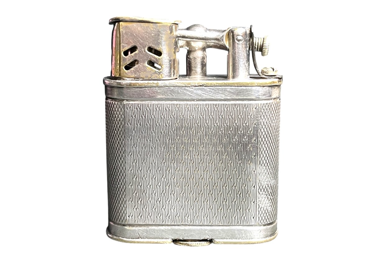 Objet de collection, briquet essence Dunhill Unique Sport vers 1930-photo-3