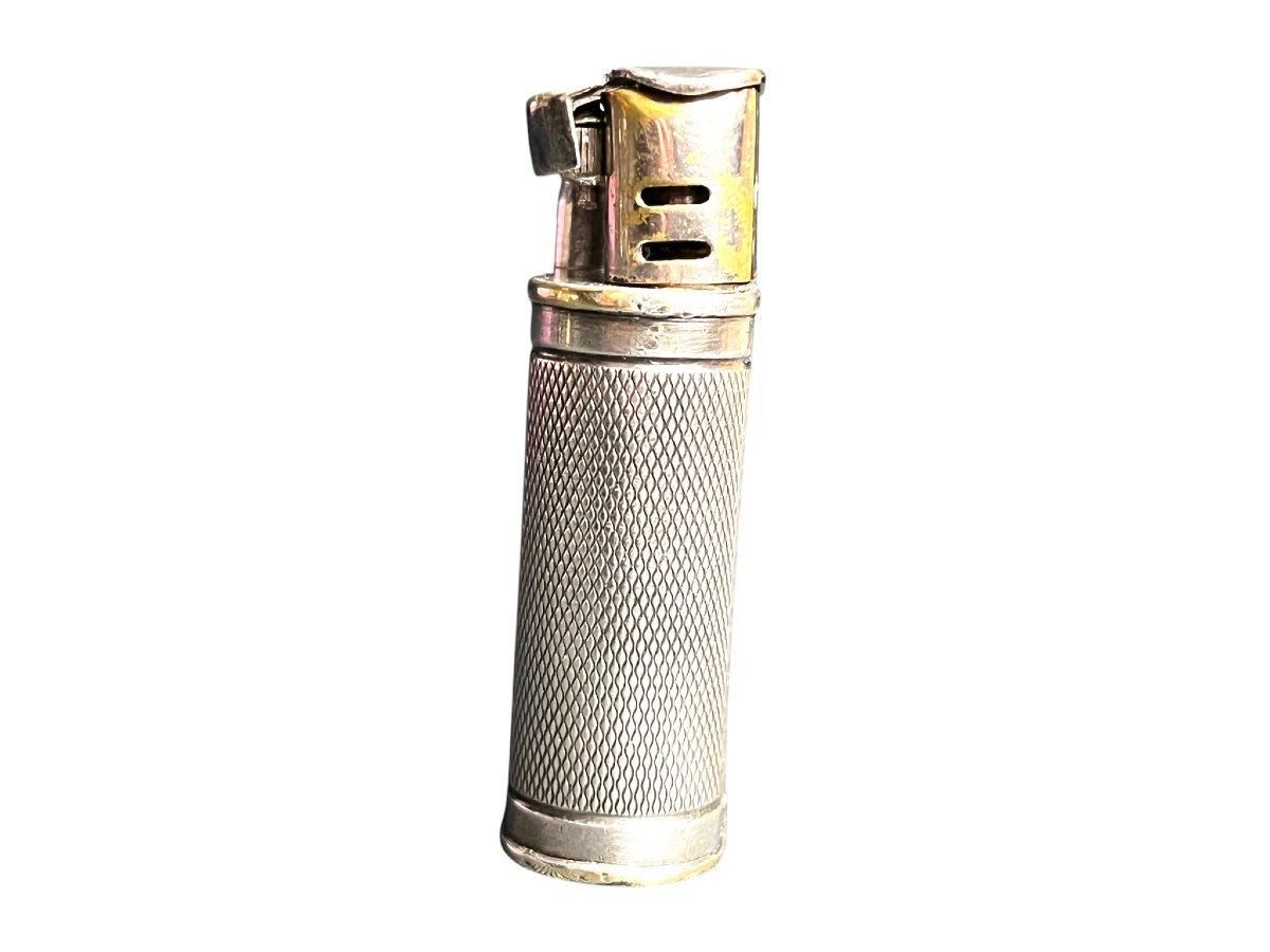 Objet de collection, briquet essence Dunhill Unique Sport vers 1930-photo-4