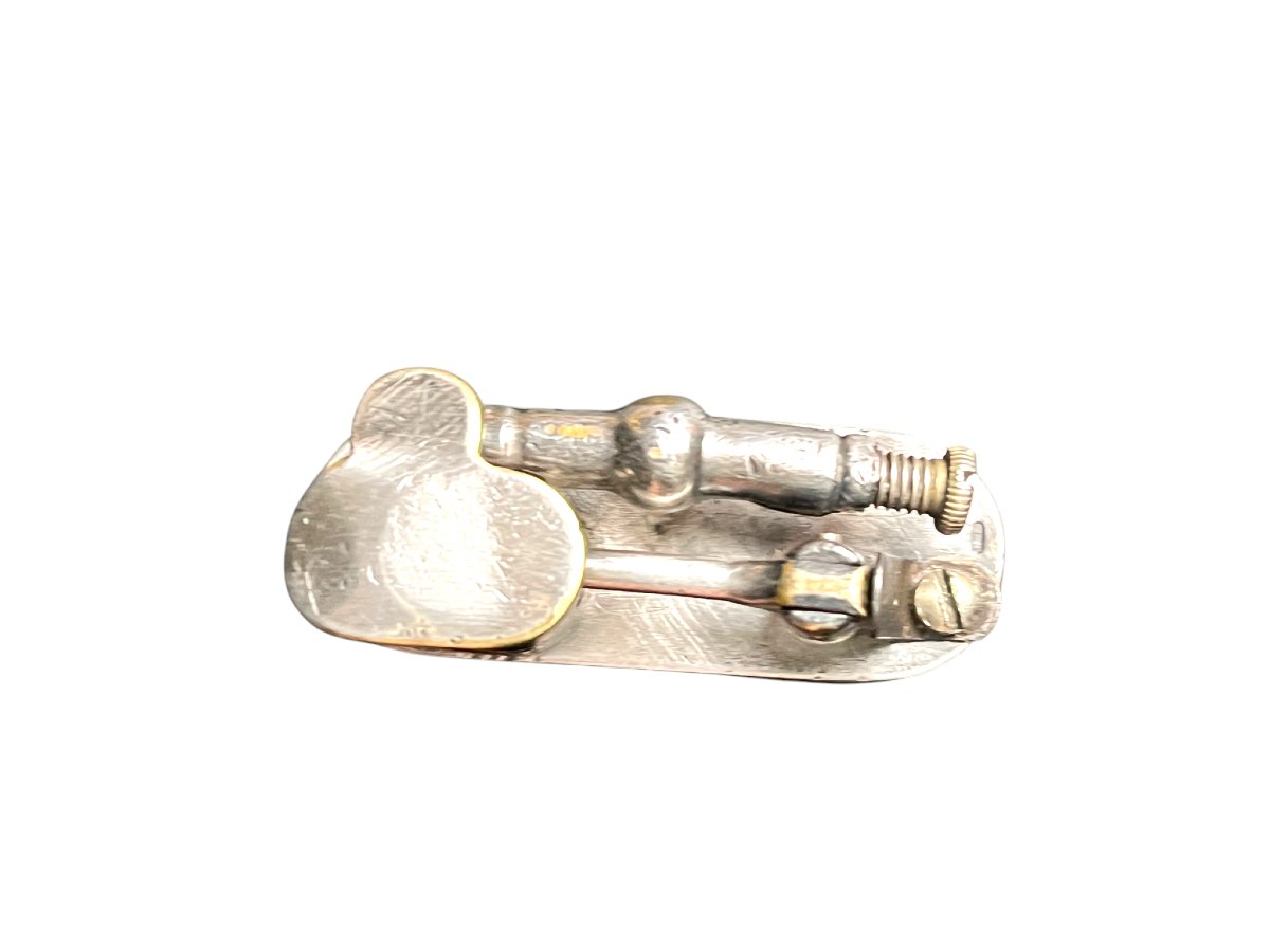 Objet de collection, briquet essence Dunhill Unique Sport vers 1930-photo-3