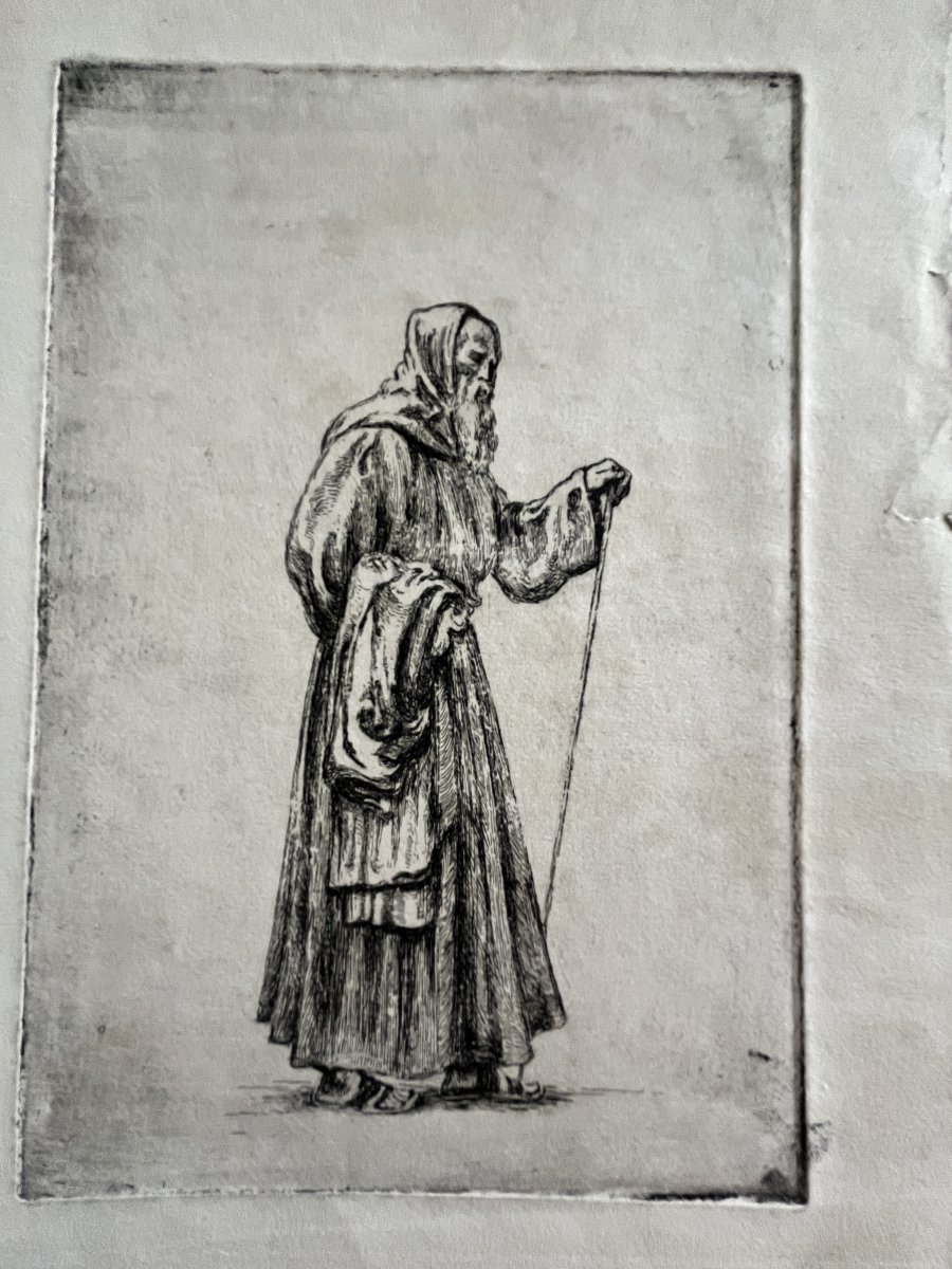 Paul Borel, gravure originale pèlerin fin XIXème-photo-3