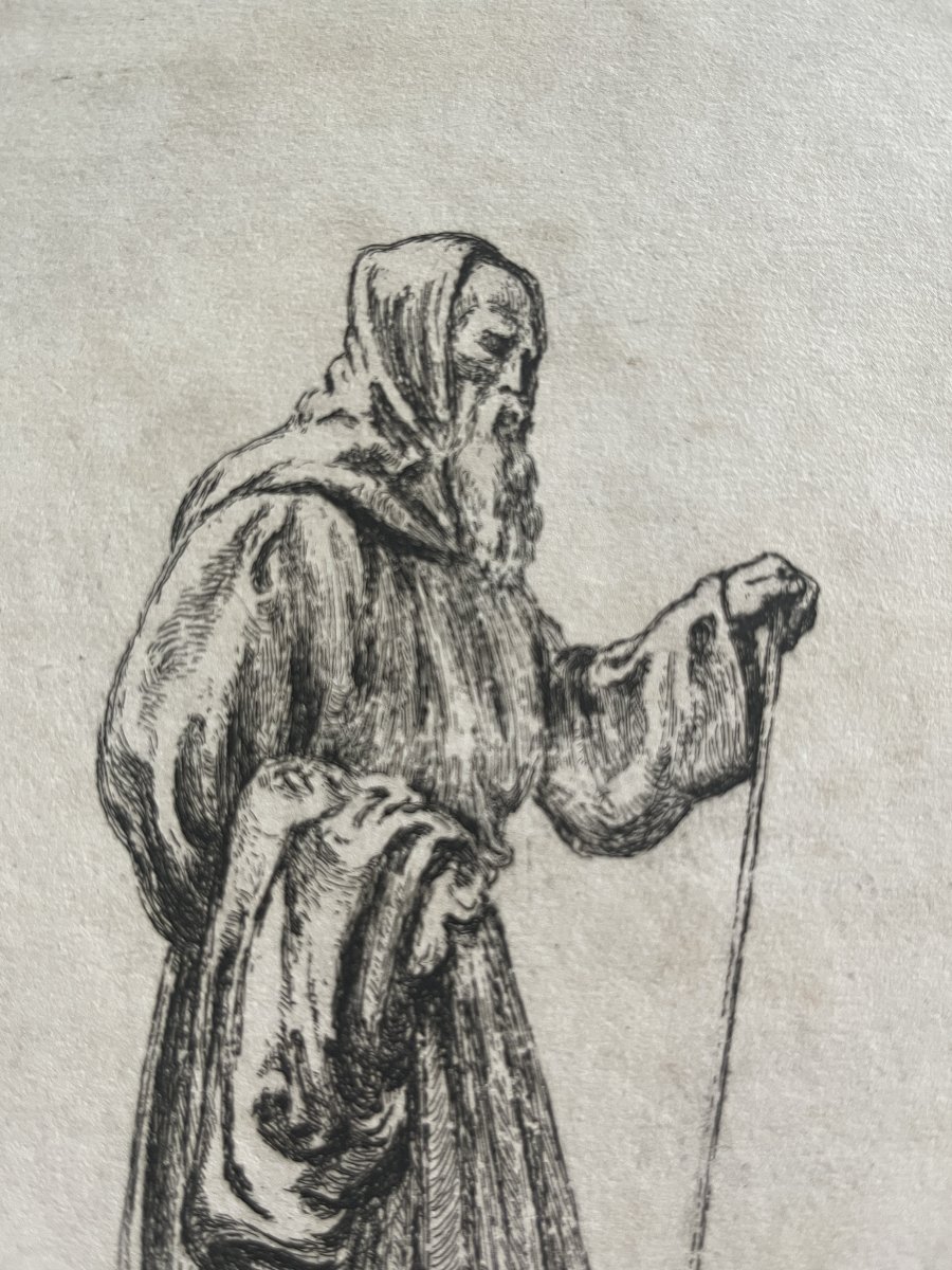 Paul Borel, gravure originale pèlerin fin XIXème-photo-4
