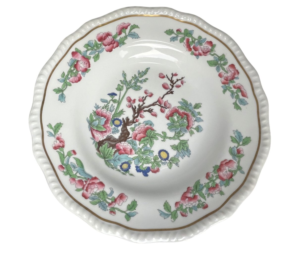 Tableware, Bernardaud Limoges Porcelain Set "arbres Des Indes," 20th Century-photo-4
