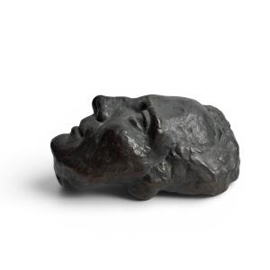 Late 19th-century Bronze Death Mask